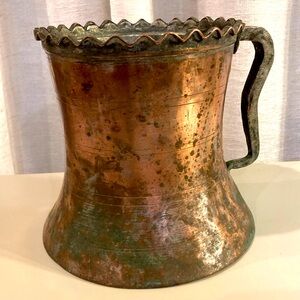 18th Century Copper Gallon Tankard